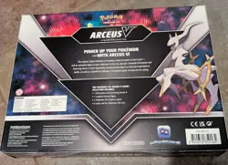 NIB Pokemon TCG Arceus V Figure Box - 4 Booster Pack Factory Sealed!! - Image 2