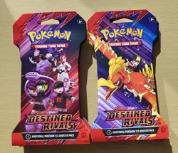 1x Destined Rivals Sleeved Booster | Pokemon| EN | OVP | Random Artwork - Image 1