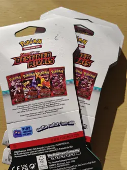 1x Destined Rivals Sleeved Booster | Pokemon| EN | OVP | Random Artwork - Image 2