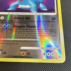 Pokemon Salamence 18/132 Secret Wonders 2007 Stage 2 140 HP Holo Rare English - Image 3