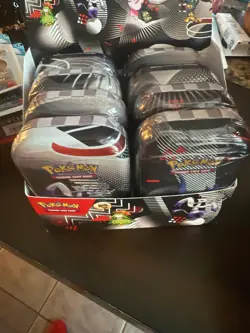 Pokemon Unova SV10.5 Mini Tin Display 8 mini tins! - Image 1