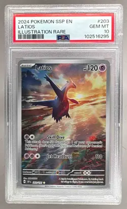 2024 Pokemon Surging Sparks 203 Latios PSA 10 102516295 - Image 1