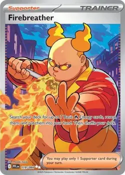 Firebreather (#119/094) - Holofoil ME - Phantasmal Flames LP Pokemon - Image 1