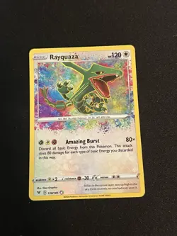 Rayquaza - 138/185 - Sword & Shield: Vivid Voltage - Amazing Rare - LP - Image 1