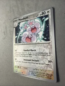 Pokemon TCG * SV Surging Sparks * 158/191 Maushold Uncommon * REVERSE HOLO * NM - Image 2