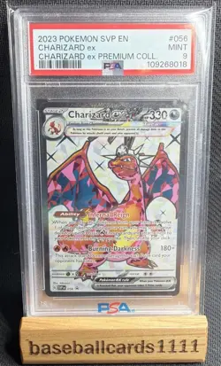 Pokemon SVP Scarlet & Violet Charizard ex 056 Premium Coll. Promo PSA 9 MINT - Image 1