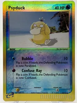 Psyduck 44/95 Reverse Holo EX Team Magma vs Aqua Pokemon 2004 Rare - Image 1