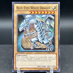 Blue-Eyes White Dragon YSKR-EN001 1st Edition Common Yugioh Card #B - Image 1