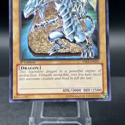 Blue-Eyes White Dragon YSKR-EN001 1st Edition Common Yugioh Card #B - Image 2