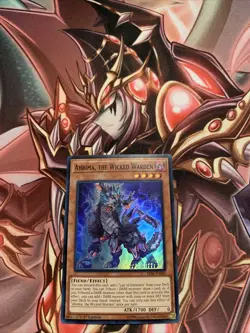 Yugioh Ahrima, the Wicked Warden SR06-EN002 Super Rare 1st Ed NM - Image 1