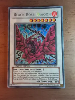 Black Rose Dragon - CT05-EN003 - Limited Edition - Secret Rare - Image 1