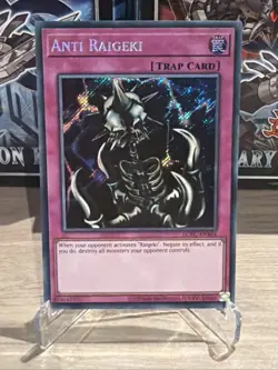 YuGiOh! Anti Raigeki - Secret Rare 2020 Unlimited (LCKC-EN104) - Image 1
