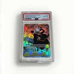 Trafalgar Law OP10-119 Royal Blood Secret Rare Foil Manga Alt Art PSA 10 - Image 1