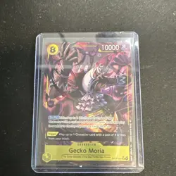 One Piece Gecko Moria Alt Art Super Rare SR - The Azure Sea’s OP14-104 ENGLISH - Image 1