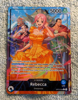 Rebecca OP15-039 Alt Art Leader Holo - One Piece Adventure on Kami's Island - Image 1