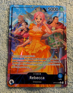 Rebecca OP15-039 Alt Art Leader Holo - One Piece Adventure on Kami's Island - Image 2
