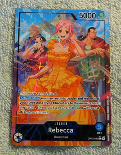 Rebecca OP15-039 Alt Art Leader Holo - One Piece Adventure on Kami's Island - Image 3