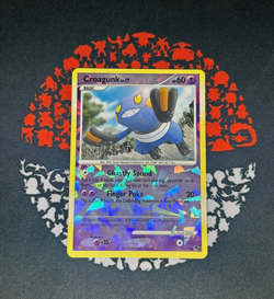 Croagunk 13/17 Reverse Holo Pop Series 8 Pokemon TCG Moderate Play - Image 1