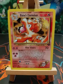 Pokemon TCG Gym Hero’s Blaine’s Charmeleon 31/132 WOTC LP Condition Vintage - Image 1