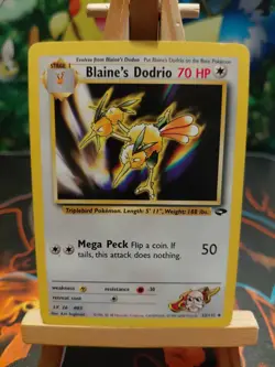 Pokemon Card TCG - Blaine's Dodrio 32/132 - Gym Challenge - Uncommon - LP ⭐ - Image 1