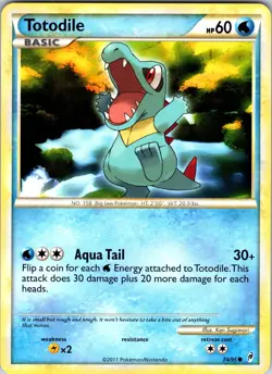 Totodile 74/95 Call of Legends Pokemon TCG LP Normal - Image 1