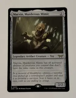 MTG Marvin, Murderous Mimic - Duskmourn: House Of Horror LP - Image 1