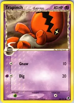 Trapinch - 068/101 (Delta Species) 68/101 Dragon Frontiers Pokemon TCG NM Normal - Image 1
