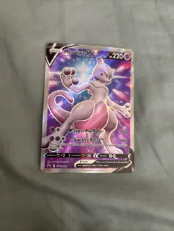 Pokemon Mewtwo EX TCG Holo Ultra Rare Card 220 Hp And Is A Psychic - Image 1