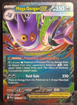 Mega Gengar Ex ME02: Phantasmal Flames 56/94 Pokemon TCG Double Rare NM - Image 1