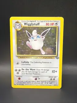 Pokemon Wigglytuff Holo Rare Jungle 16/64 Unlimited English 1999 - Image 1