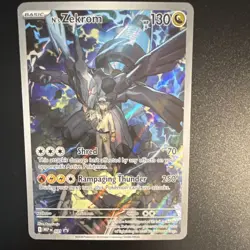 Pokemon TCG N's Zekrom 031 MEP Full Art Promo Holo Dragon 130 HP English Card - Image 1