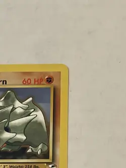 VTG Pokemon TCG Brock's Rhyhorn 22/132 Gym Heroes Non Holo Rare Unlimited LP - Image 5