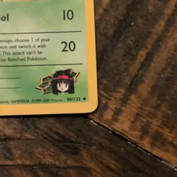 Erika's Weepinbell Gym Heroes 48/132 Regular Unlimited Vintage Pokemon TCG NM - Image 3