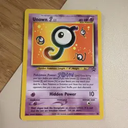 Pokemon TCG Unown J Black Star Promo 38 - Image 1