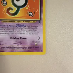 Pokemon TCG Unown J Black Star Promo 38 - Image 3