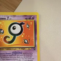 Pokemon TCG Unown J Black Star Promo 38 - Image 4