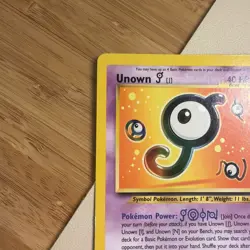 Pokemon TCG Unown J Black Star Promo 38 - Image 5