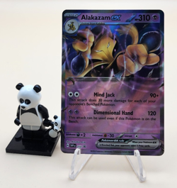 Pokemon TCG 151 Error No Star Pattern – Alakazam ex 050 Black Star Promo - Image 1