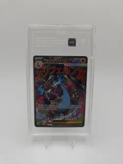 Pokemon TCG Mega Charizard X EX Phantasmal Flames UPC 023 Promo Holo TAG 9 - Image 1