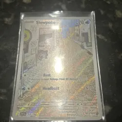 Slowpoke 204/198 Illustration Rare Full Art Scarlet & Violet Holo Pokemon TCG NM - Image 2