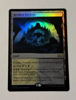 MTG Restless Fortress - Wilds of Eldraine FOIL NM - Image 1