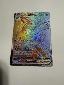 Kyurem VMAX Pokemon TCG Rainbow Secret Rare Holo 197/196 Lost Origin - Image 2