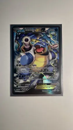 Pokemon TCG Blastoise || EX XY122 || Black Star Promo Holo || Full Art - Image 1