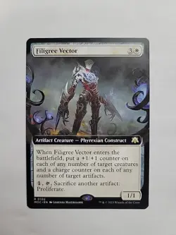 MTG - Filigree Vector (Extended Art) MOC Regular Rare #0102 - Image 1