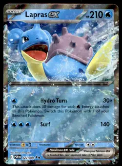 Lapras ex 022/088 Double Rare Perfect Order Pokemon Holo Lightly Played - Image 1