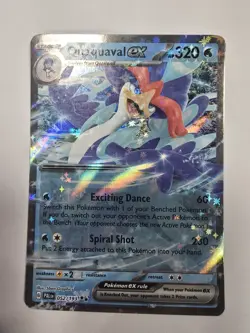 Quaquaval ex 052/193 Sv02: Paldea Evolved Holo Pokemon Tcg - Image 1