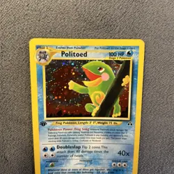 Politoed Holo 1st Edition 8/75 NM/LP Neo Discovery Pokemon TCG - Image 2