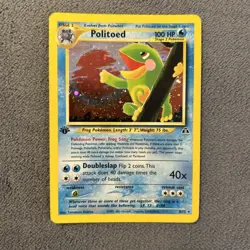 Politoed Holo 1st Edition 8/75 NM/LP Neo Discovery Pokemon TCG - Image 3