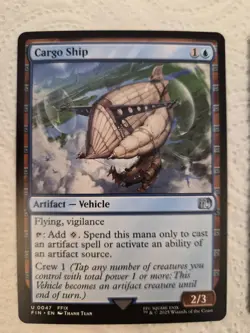 MTG Final Fantasy Regular Uncommon #0047 Cargo Ship Nr Mint - Image 2