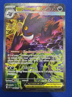 Pokemon TCG Mega Gengar Ex 284/217 Special Illustration Rare SIR Ascended Heroes - Image 1